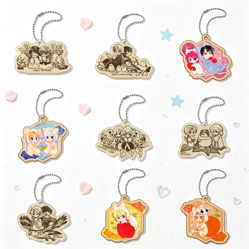 Decor Lighting Phone Number - Acrylic Keychain Bag Pendant Yona of