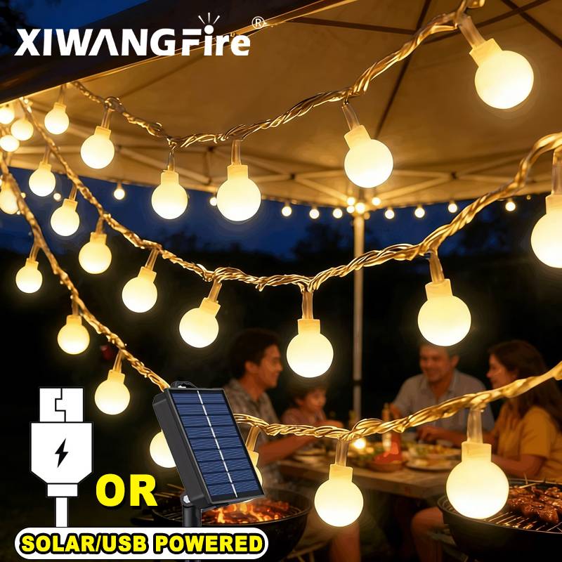 3-10M Solar/USB/Battery String - Lighting Decor Outdoor recension och pris