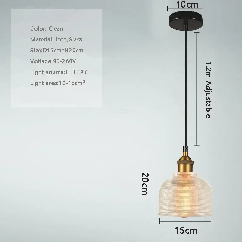 Vintage Glass Pendant Lights,  - Lighting Room Decor Items recension och pris