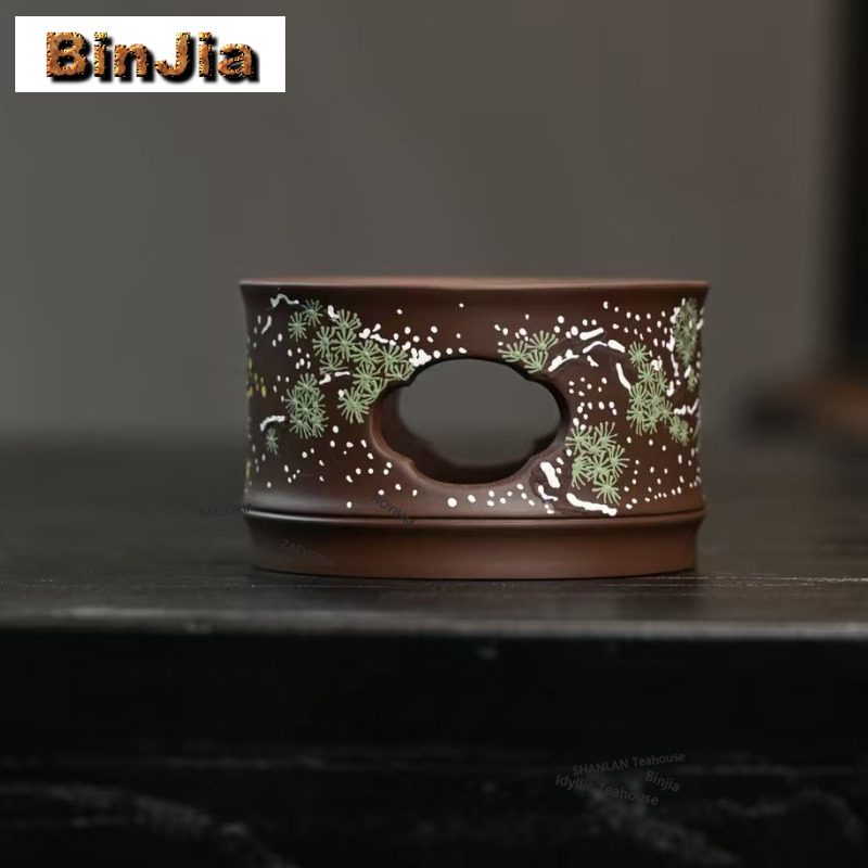 Yixing Zisha Clay Painting Tea - Candle Holder Set recension och pris