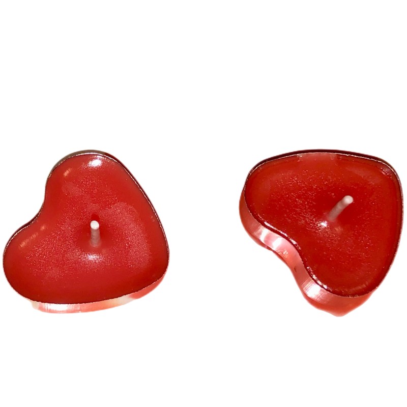 100 Sets Heart shaped Empty Al - Candle Holder Set recension och pris