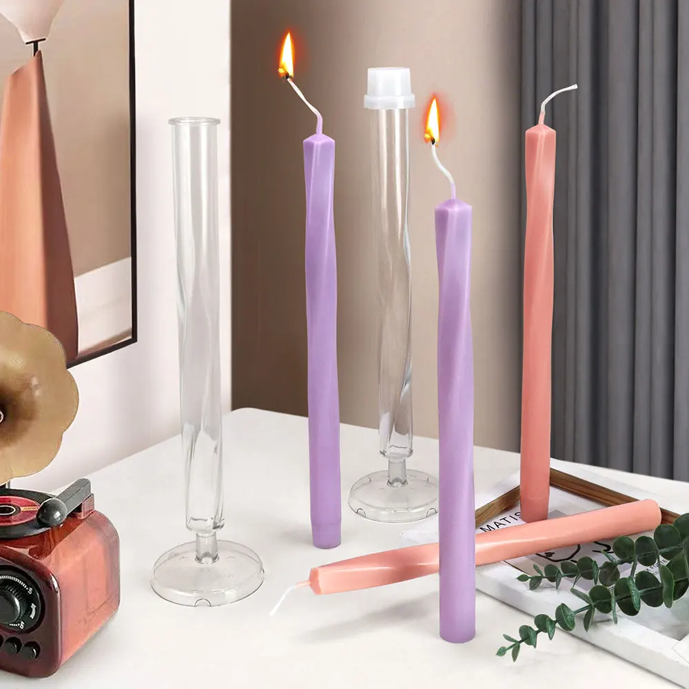 Spiral Square Column Plastic C - Candle Holder Set recension och pris