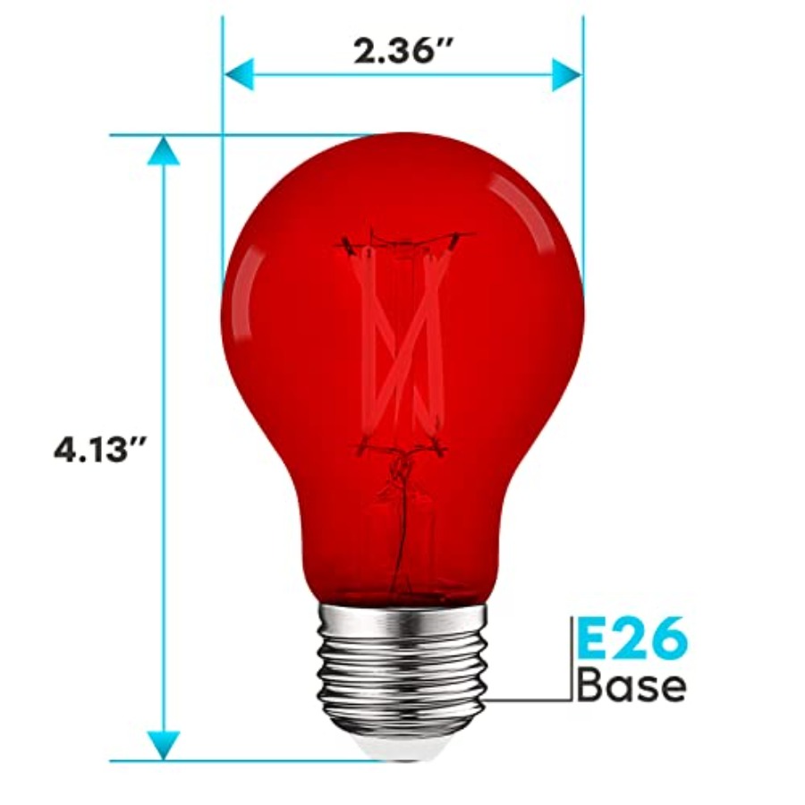 A19 Edison LED Light Bulbs, 4. - Lighting Decor Outdoor recension och pris