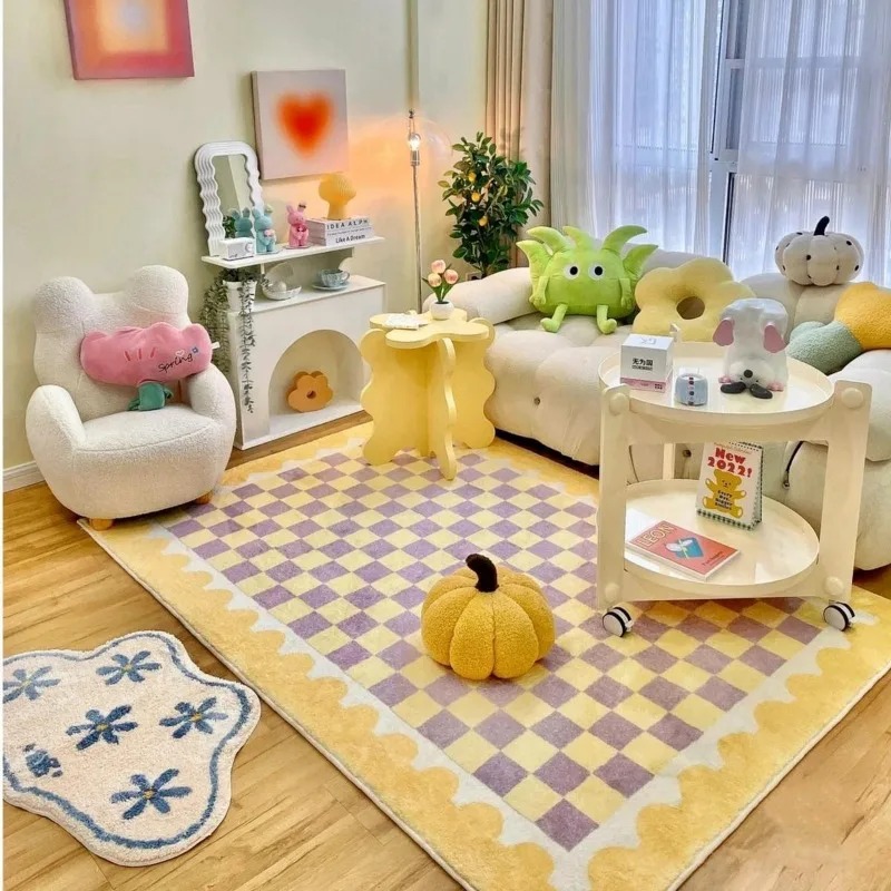 Pink Blue Checkerboard Bedside - Decor Lighting Online recension och pris