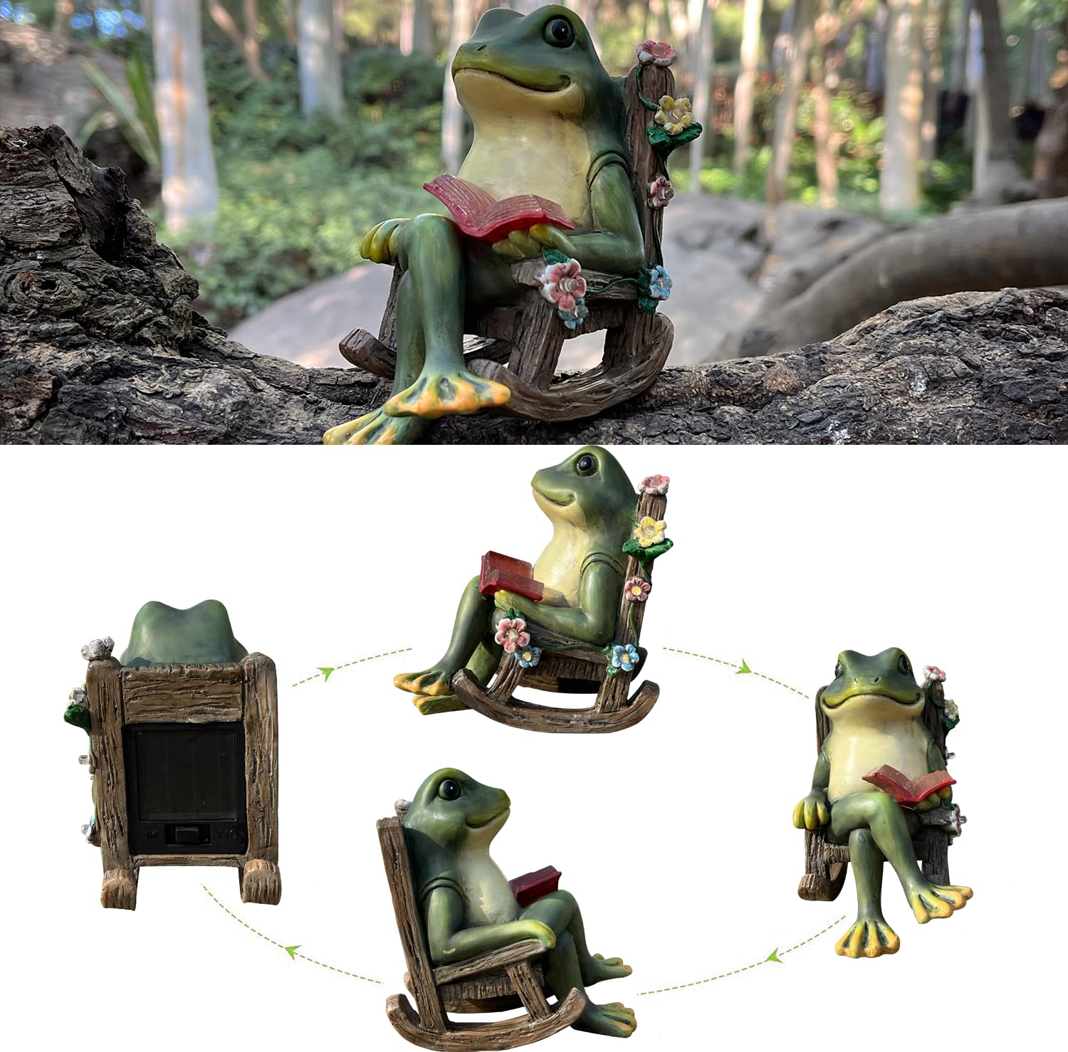 Frog Garden Decor Solar Frog L - Outdoor Lighting Decor Ideas recension och pris