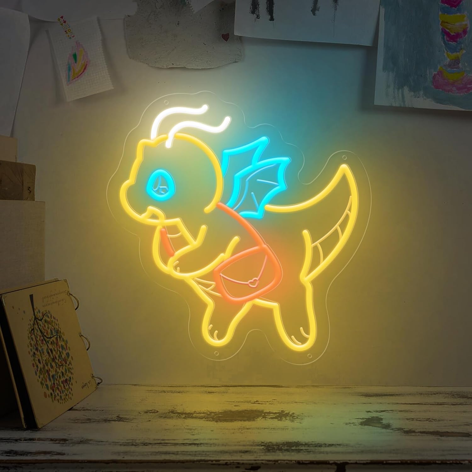 USB Dimmable Cute Dinosaur Neo - Outdoor Lighting Decor Ideas recension och pris
