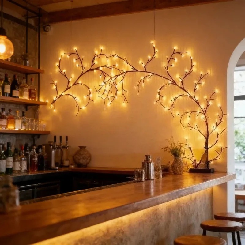 LED Tree Branch Wall Lights Fl - Wall Decor Lighting Tree recension och pris
