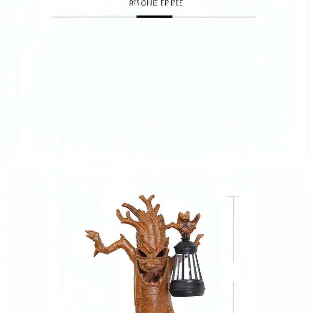 Solar Resin Tree Spirit Figuri - Outdoor Lighting Decor Ideas recension och pris