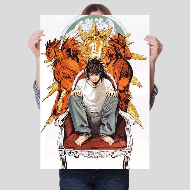 Death Note Unframed Canvas Pri - Lighting Room Decor Items recension och pris
