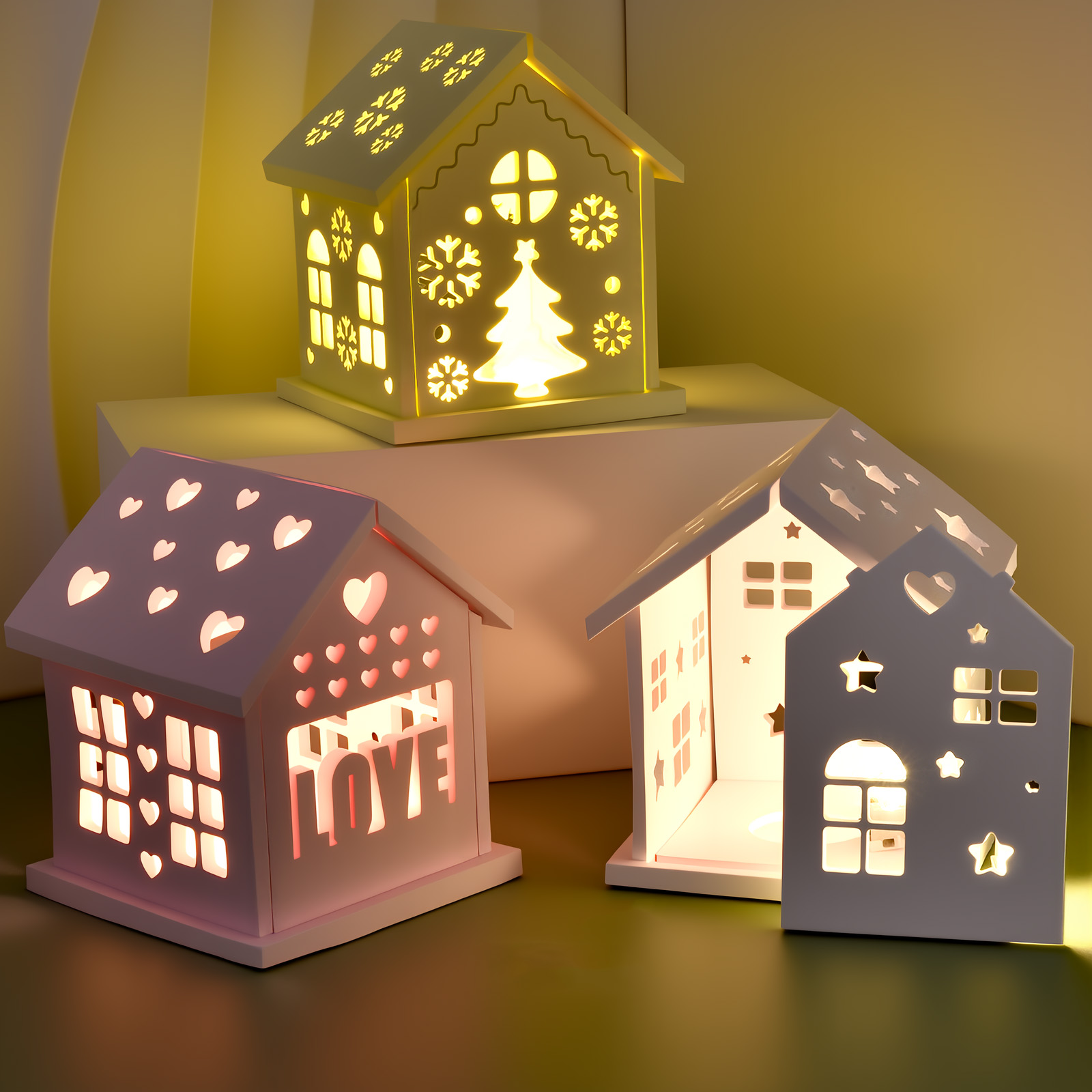 3D House Silicone Mold DIY Chr - Candle Holder Set recension och pris
