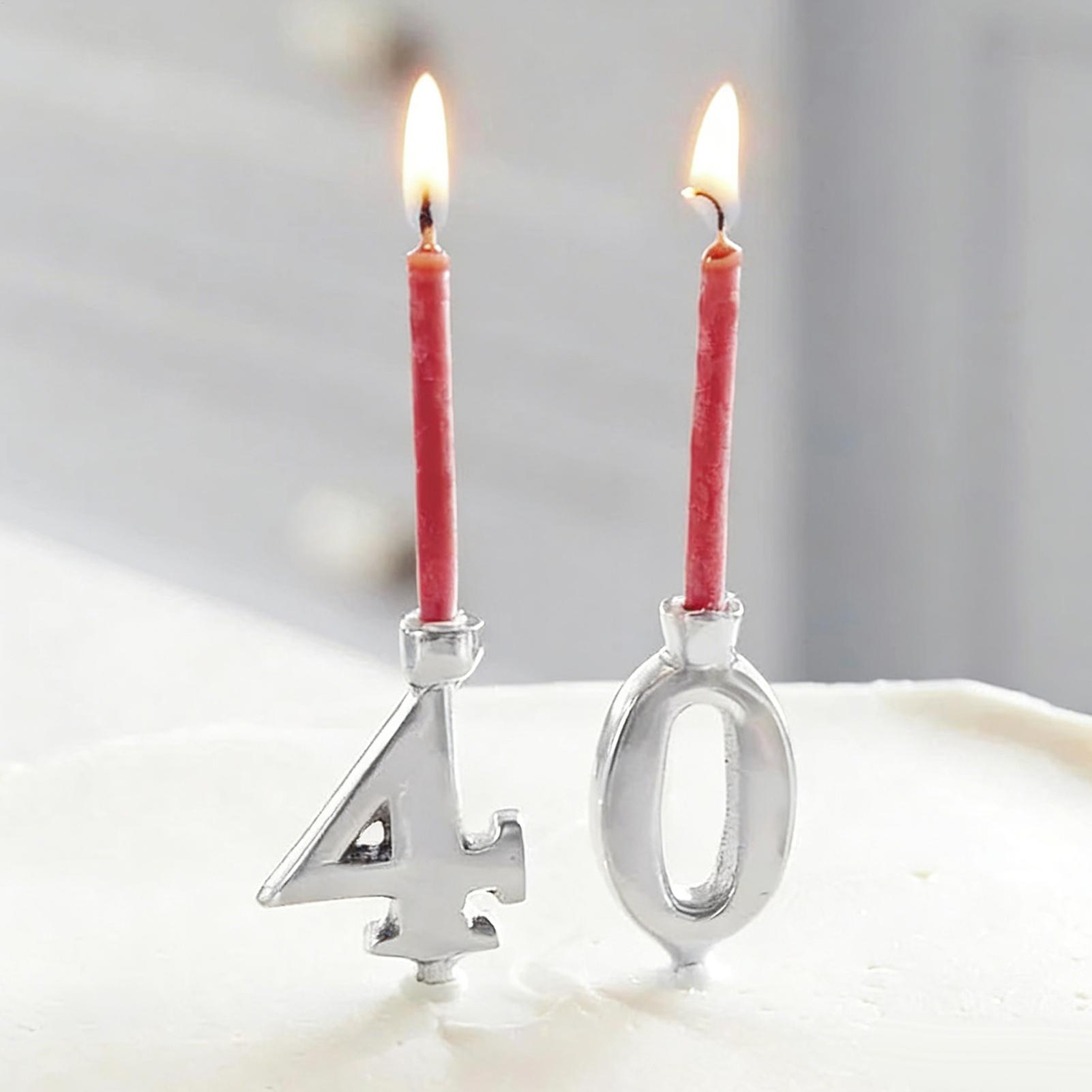 Reusable numbers birthday cand - Candle Holder Set recension och pris