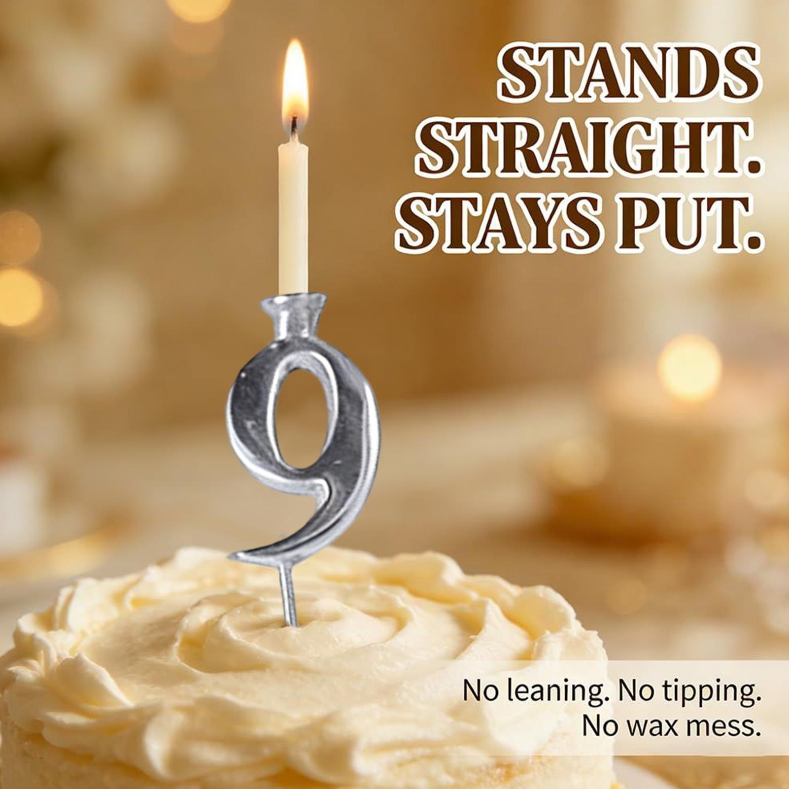 Reusable numbers birthday cand - Candle Holder Set recension och pris