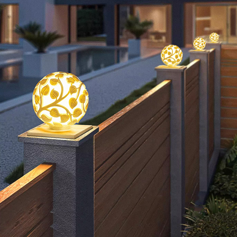 Outdoor column lights solar LE - Lighting Decor Outdoor recension och pris