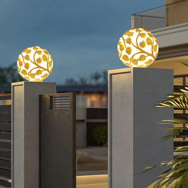 Outdoor column lights solar LE - Lighting Decor Outdoor recension och pris
