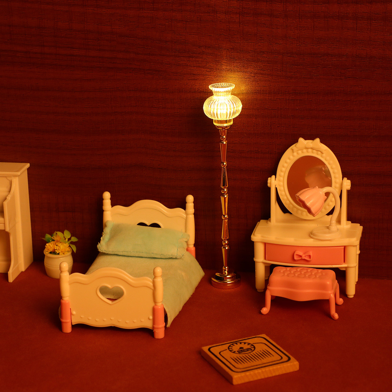 Miniature Dollhouse Floor Lamp - Lighting Decor House recension och pris