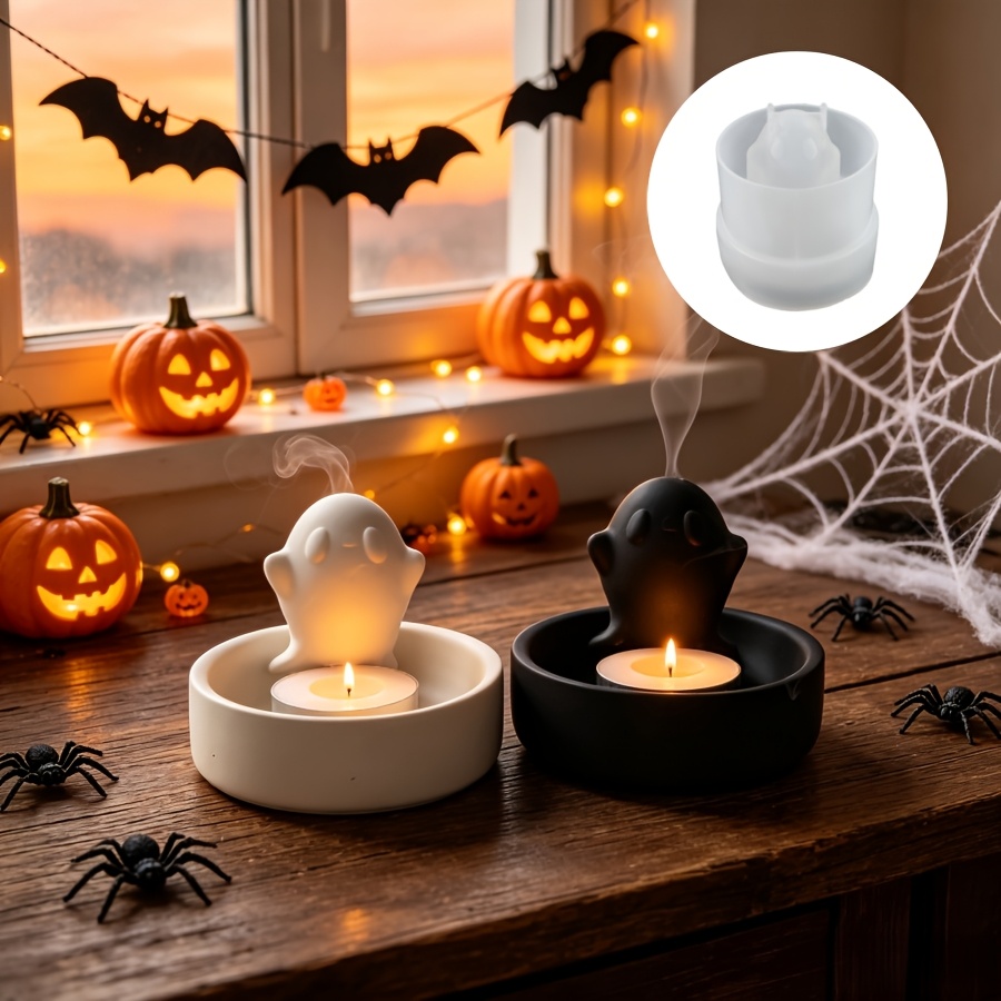 1pc Halloween Ghost Storage Ca - Candle Holder Set recension och pris