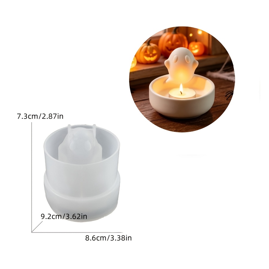 1pc Halloween Ghost Storage Ca - Candle Holder Set recension och pris