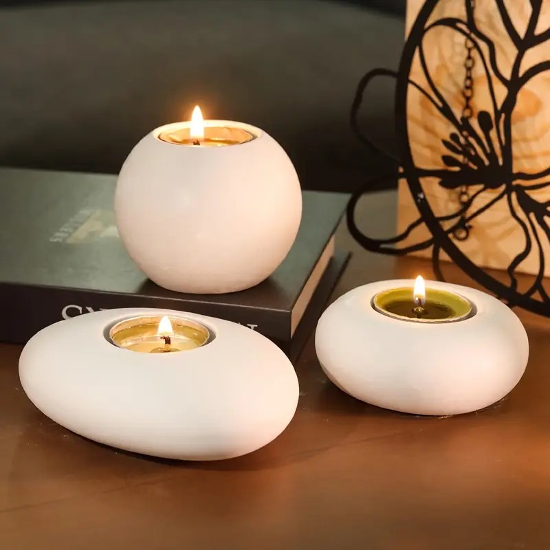 Tealight Candle Holder Resin S - Candle Holder Set recension och pris