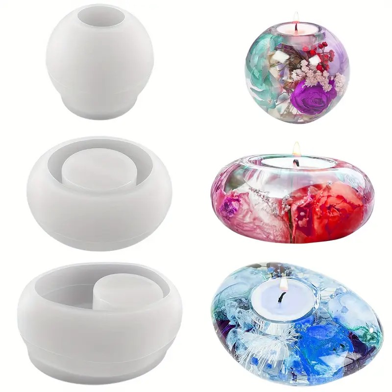 Tealight Candle Holder Resin S - Candle Holder Set recension och pris