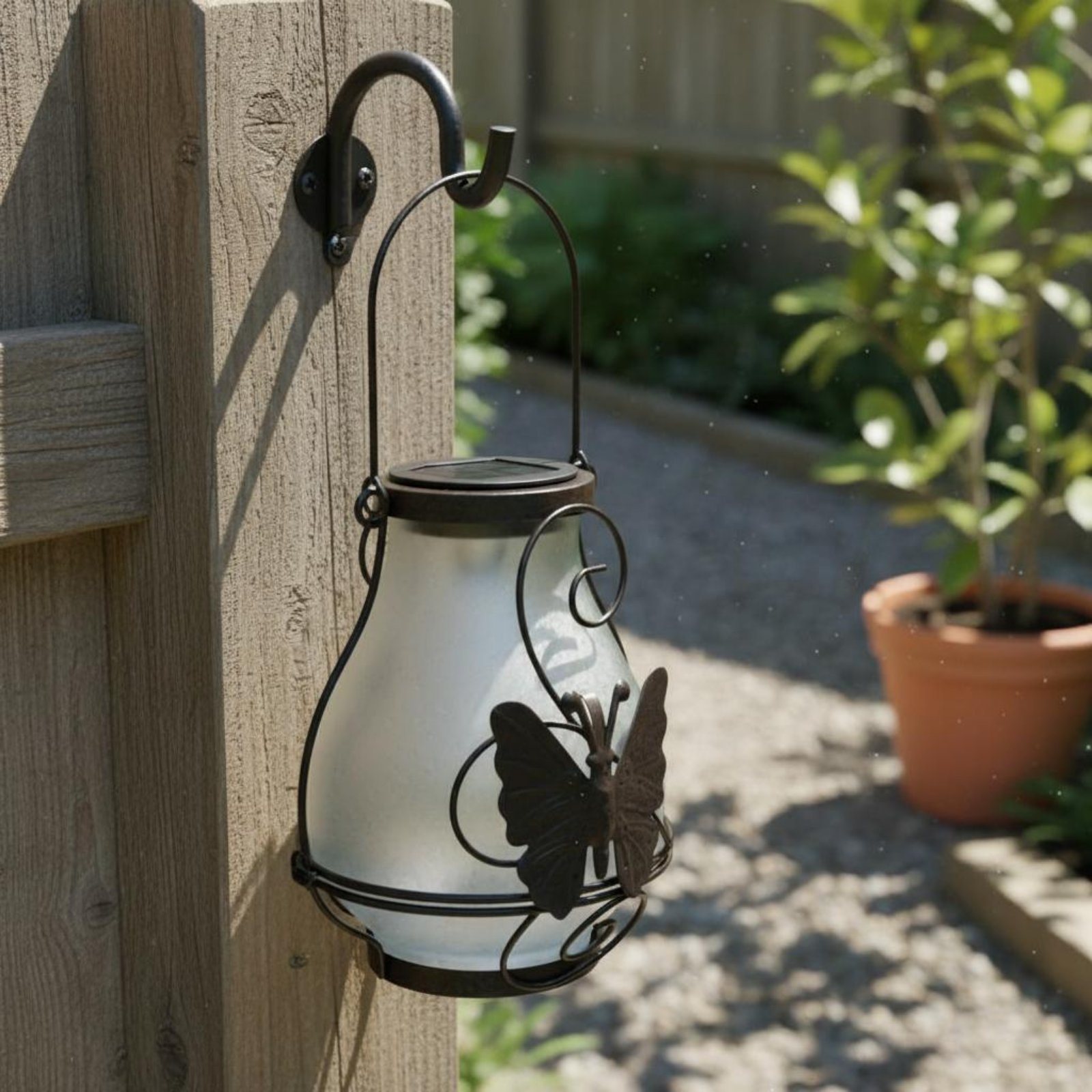 Solar Butterfly Lantern Waterp - Lighting Decor Outdoor recension och pris