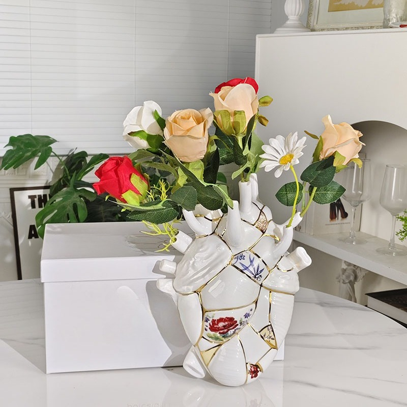 Heart Vase Living Room Wine Ca - Lighting Room Decor Items recension och pris