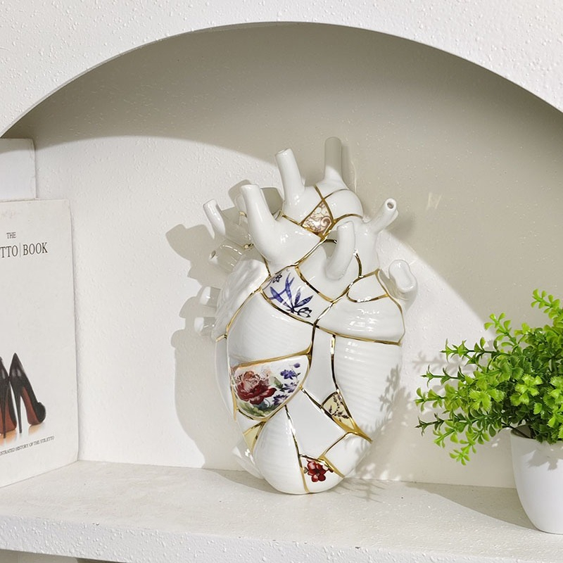 Heart Vase Living Room Wine Ca - Lighting Room Decor Items recension och pris