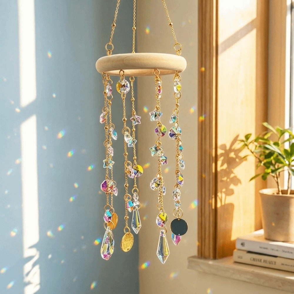 Gift Idea Hanging Crystal Sun  - Outdoor Lighting Decor Ideas recension och pris