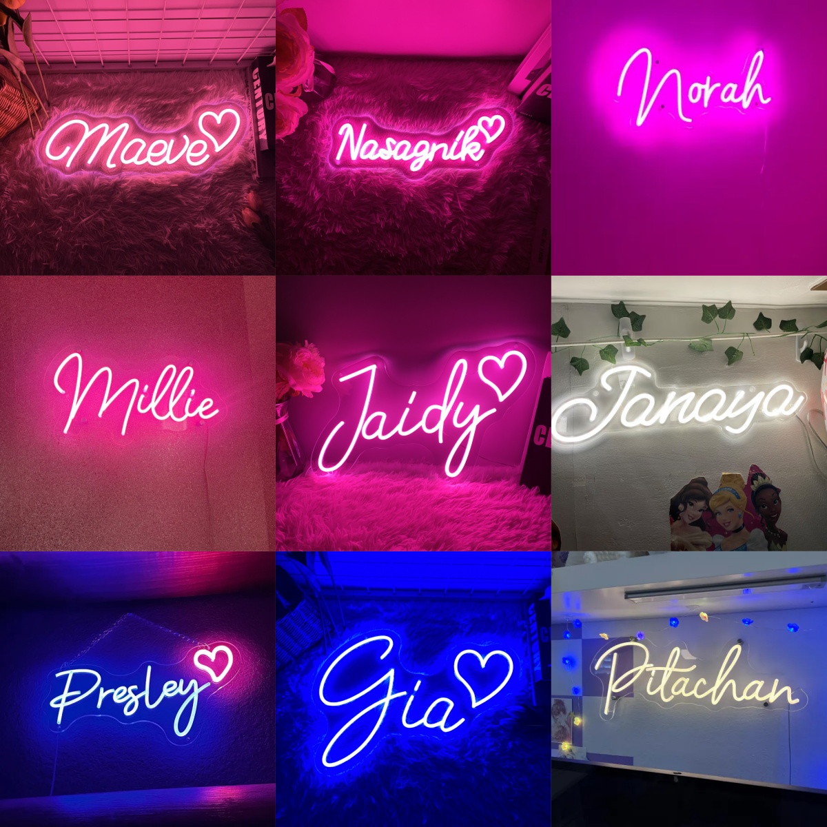 Custom Neon Led Kids Name Neon - Neon Sign Custom Led recension och pris