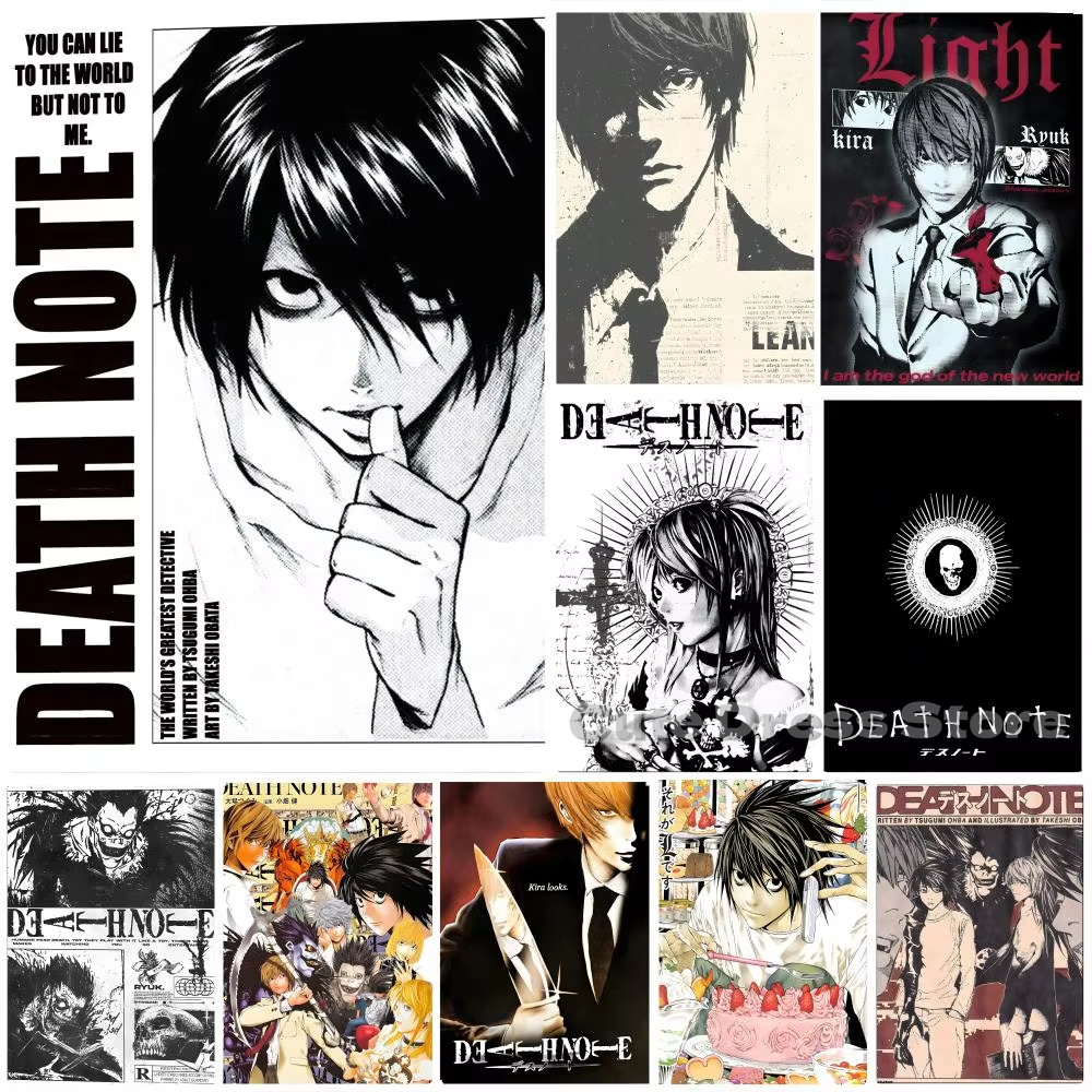 Death Note Canvas Print Unfram - Lighting Room Decor Items recension och pris
